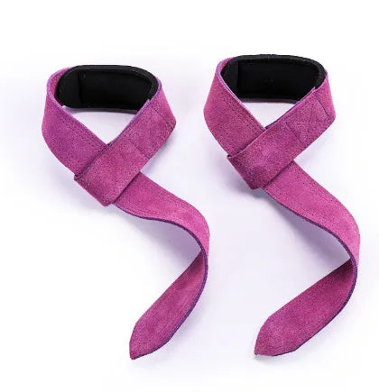 Weight Lifting Straps - Woven Microfiber Leather