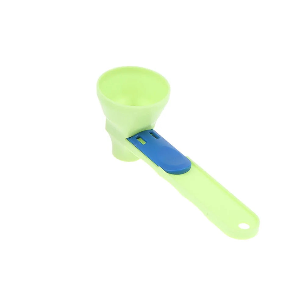 Reusable Sliding Scoop Funnel