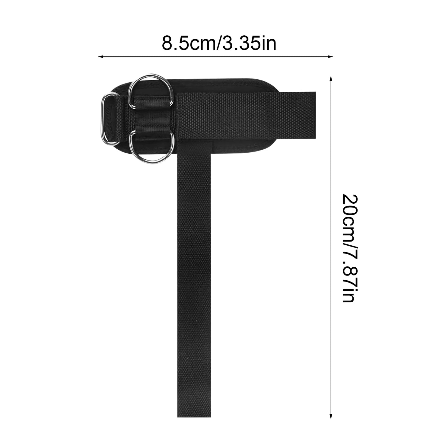 Velcro Weight Lifting Straps with D-Ring