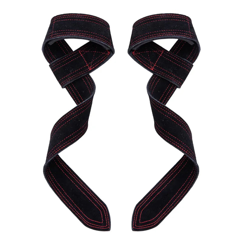 Weight Lifting Straps - Woven Microfiber Leather